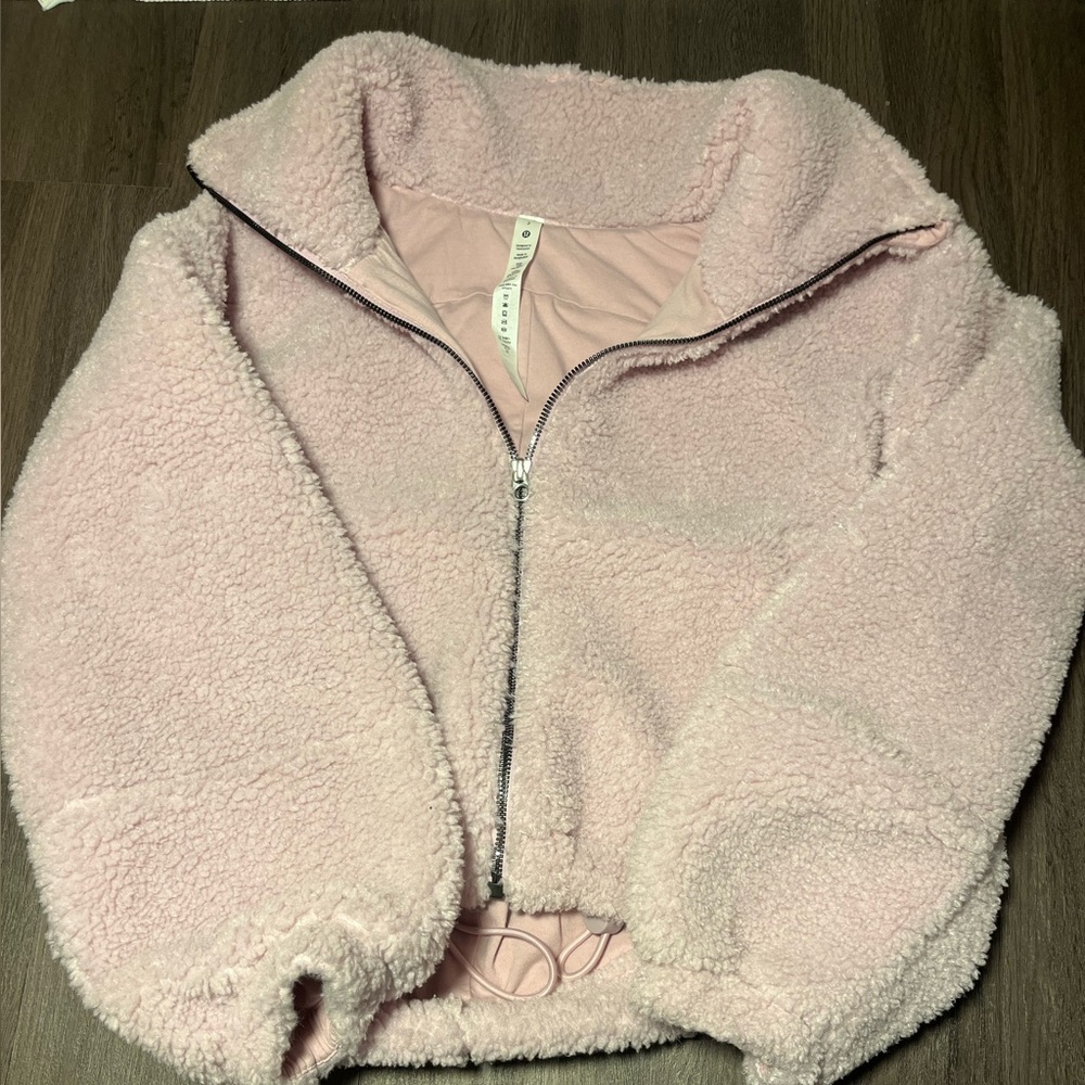 light purple sherpa
